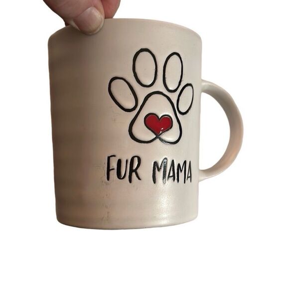 *NEW* Fur Mama Coffee Mug Ceramic w/ Mom Paw - Picture 6 of 6